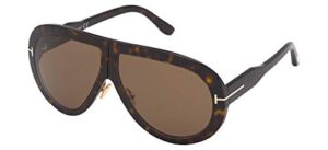 tom ford troy ft 0836 dark havana/light brown 61/10/140 unisex sunglasses