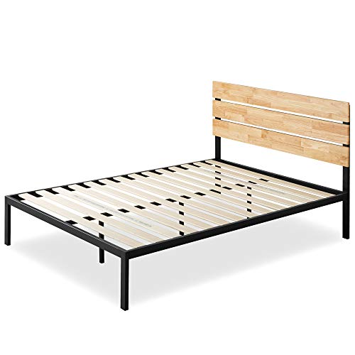 ZINUS Paul Metal Platform Bed Frame / Wood Slat Support / No Box Spring Needed / Easy Assembly, Full