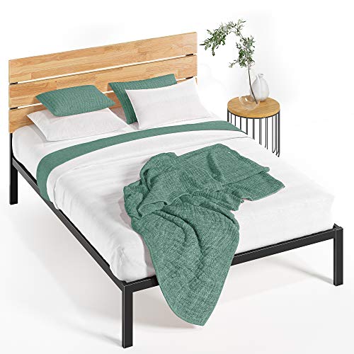 ZINUS Paul Metal Platform Bed Frame / Wood Slat Support / No Box Spring Needed / Easy Assembly, Full