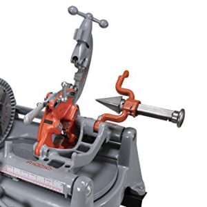 RIDGID® 535 V1 Pipe Threading Machine with Universal Cart 811A Die Heads Alloy Steel Dies and 70830 Dark Oil (Renewed)