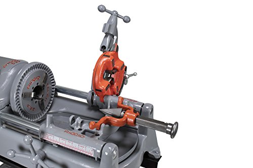 RIDGID® 535 V1 Pipe Threading Machine with Universal Cart 811A Die Heads Alloy Steel Dies and 70830 Dark Oil (Renewed)