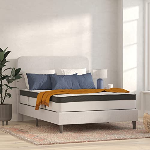 Flash Furniture Capri Comfortable Sleep 12 Inch CertiPUR-US Certified Memory Foam & Pocket Spring Mattress, Queen Mattress in a Box