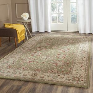 safavieh antiquity collection 8’3″ x 11′ sage at21d handmade traditional oriental premium wool area rug