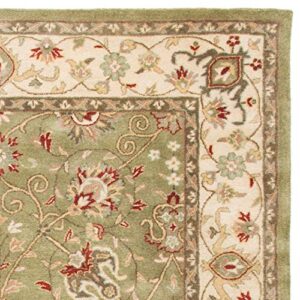 SAFAVIEH Antiquity Collection 8'3" x 11' Sage AT21D Handmade Traditional Oriental Premium Wool Area Rug