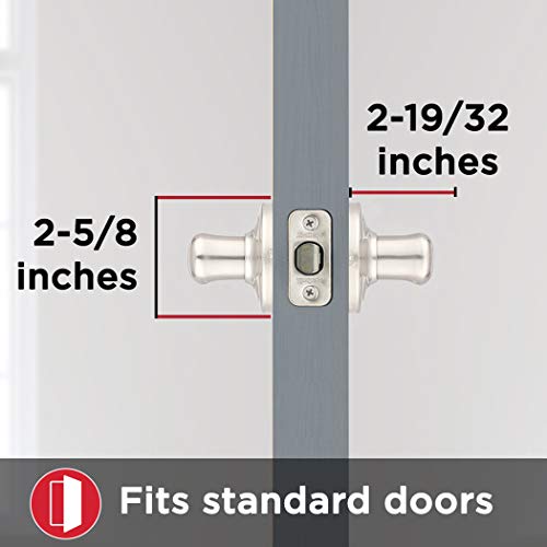 Kwikset ECR54BCP0HOLE SatNI Tustin Pass Lever