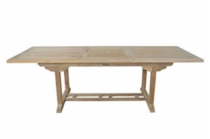 anderson teak bahama rectangular extension table, 8-feet