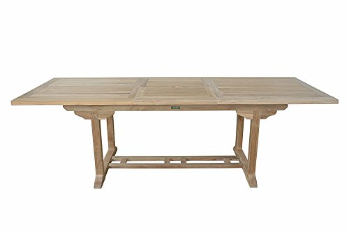 Anderson Teak Bahama Rectangular Extension Table, 8-Feet