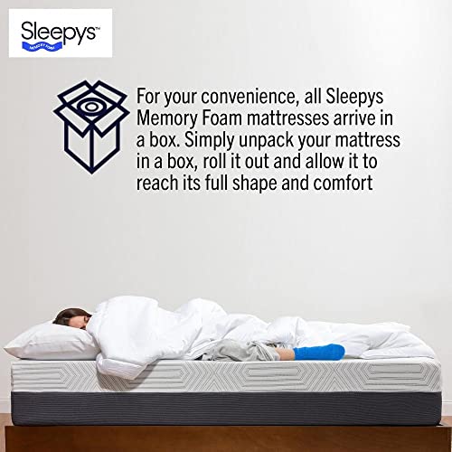 Sleepy's by Mattress Firm | Memory Foam Snug RV Mattress | 3/4 48" x 75"| 8" Medium Comfort | Pressure Relief | Eco Friendly