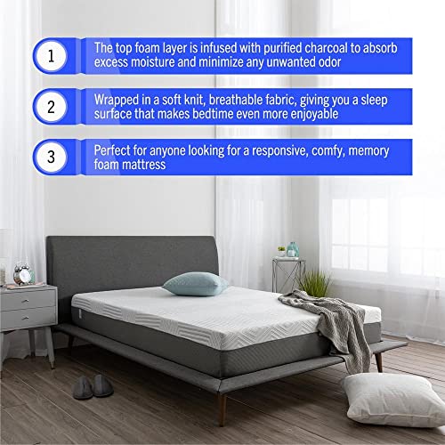 Sleepy's by Mattress Firm | Memory Foam Snug RV Mattress | 3/4 48" x 75"| 8" Medium Comfort | Pressure Relief | Eco Friendly