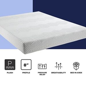 Sleepy's by Mattress Firm | Memory Foam Snug RV Mattress | 3/4 48" x 75"| 8" Medium Comfort | Pressure Relief | Eco Friendly