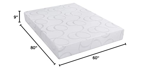 PrimaSleep 9 inch Aurora Multi-Layered I-Gel Infused Memory Foam Mattress, Queen