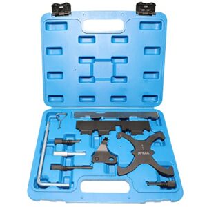 camshaft timing locking tool kit compatible with ford fusion escape focus fiesta mazada 1.25 1.4 1.6 1.7 1.8 2.0 2.3l 2.5l ecoboost 1.5l 1.6l, 2.0 tdci 303-1097 303-748 303-1550 303-1552 303-376