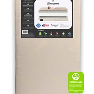 Beautyrest Beginnings Sleepy Whispers Ultra Deluxe 2-in-1 Innerspring Crib and Toddler Mattress | Waterproof | GREENGUARD Gold Certified (Natural/Non-Toxic)