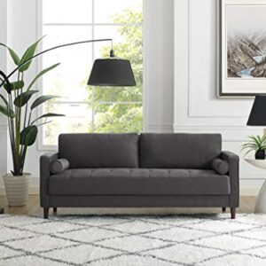 Lifestyle Solutions Lexington Sofas, 75.6" W x 31.1" D x 33.5" H, Heather Grey