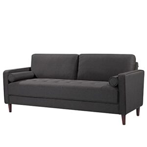 Lifestyle Solutions Lexington Sofas, 75.6" W x 31.1" D x 33.5" H, Heather Grey