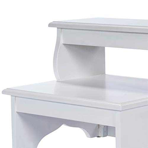 Beaumont Lane Mastercrafted Step Stool in White