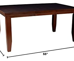 ACME Birch Veneer Dining Table, Country Cherry Finish