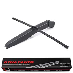 otuayauto replacement for ford escape 2013-2021 ford explorer 2011-2019 rear windshield back wiper arm blade set oem bb5z17526-c