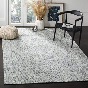 safavieh abstract collection 8′ x 10′ blue / charcoal abt468b handmade premium wool area rug