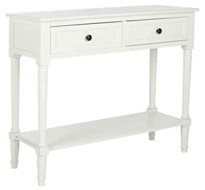 safavieh american homes collection samantha distressed/cream 2-drawer console table