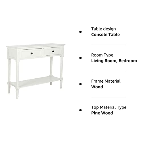 Safavieh American Homes Collection Samantha Distressed/Cream 2-Drawer Console Table