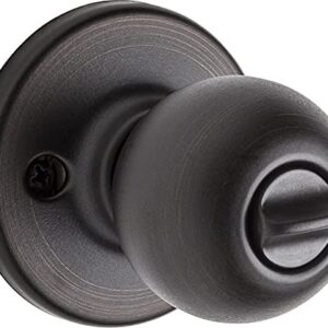 Kwikset 94002-928 Polo Entry Knob Featuring Smartkey Re-Key Security, Venetian Bronze