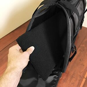 Furhaven Multipurpose Tote Bag Pet Carrier w/ Weather Guard - Black, Large