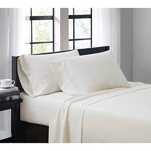 Starry Nest Luxurious 1000 Thread Count Italian Finish 100% Egyptian Cotton 4-Piece, Fits Mattress Up to 18 inches Deep Pocket Sheet Set -(Color - Ivory, Size - King)