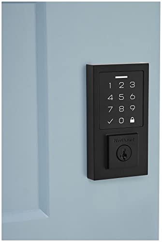 Kwikset 9270CNT-514S Kwikset 9270CNT-S SmartCode Deadbolts Touchscreen Single Cylinder Keyless Entry Deadbolt with UL Fire Rating and Smartkey Technology