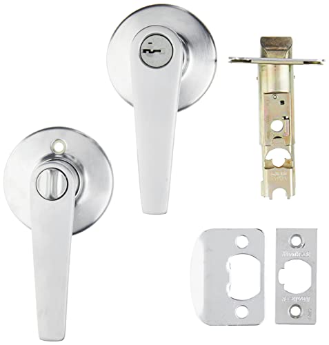 Kwikset 94050-622 Delta Entry Lever Featuring Smartkey Re-Key Security, Satin Chrome