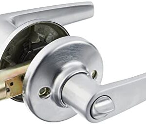 Kwikset 94050-622 Delta Entry Lever Featuring Smartkey Re-Key Security, Satin Chrome