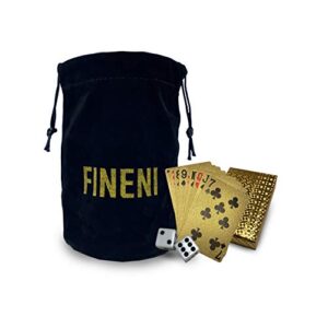 FINENI Horse Racing Board Game with Luxurious Durable Metal Horses, 11 Pieces , 1 Design & 4 Colors (3 Gold, 3 Silver, 3 Black and 2 Bronze), Real Birch Wood Horseracing Game Board, Golden Card & Dice
