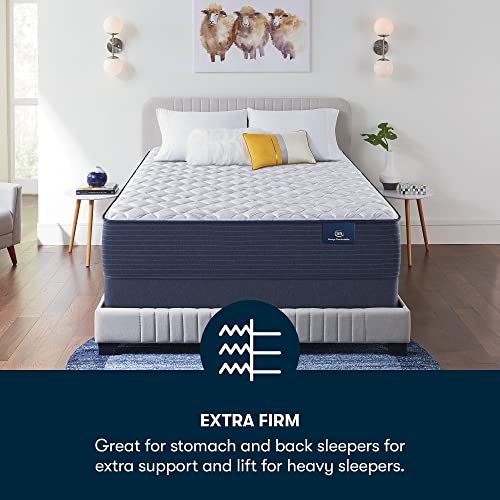 Serta - 13" Clarks Hill Elite Extra Firm Queen Mattress, Comfortable, Cooling, Supportive, CertiPur-US Certified