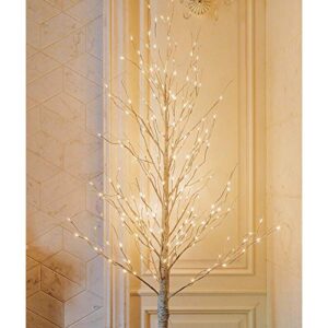 Twinkle Star Lighted Birch Tree for Home Wedding Festival Party Christmas Decoration (8 ft)