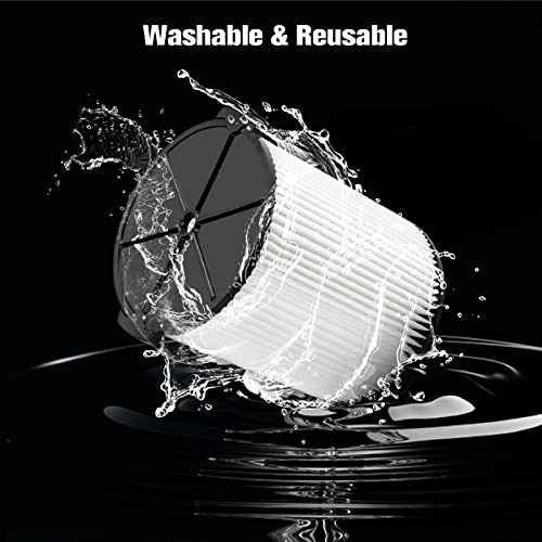 Housmile VF4000 Shop Vac Filters for Ridgid Shop Vac Compatible with Ridgid Standard Wet/dry Vacuum 5 to 20 Gallon and Fits Husky Vacs 6 to 9 Gallon, 1 Pack