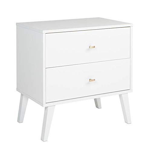 Prepac Milo 2-drawer Nightstand, White