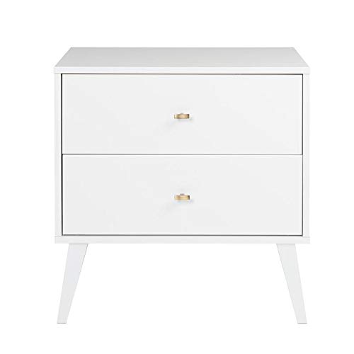 Prepac Milo 2-drawer Nightstand, White