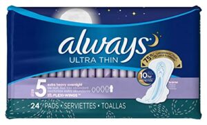 always pads ultra thin size 5-24 count (3 pack)