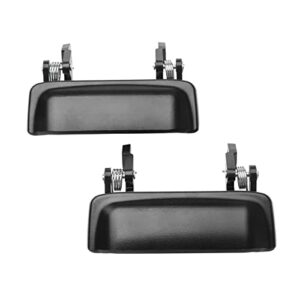 exterior door handle set, all metal, front outside left driver & right passenger side, compatible with 1998-2011 ford ranger, 01-10 mazda b2300 b3000 b4000 | replaces# 2l5z1022404baa outer handle
