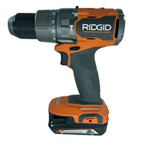 RIDGID 18V Brushless 1/2-inch Hammer Drill and 1/4 -inch Impact Driver Kit (2) 2.0 Ah Batteries and Charger R92091SB