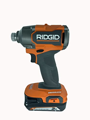 RIDGID 18V Brushless 1/2-inch Hammer Drill and 1/4 -inch Impact Driver Kit (2) 2.0 Ah Batteries and Charger R92091SB