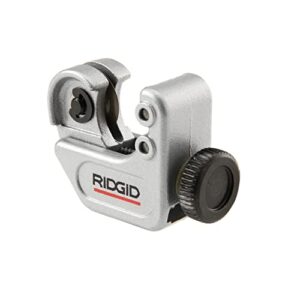 ridgid 32975 model 103 close quarters 1/8″ to 5/8″ copper, aluminum, brass, and plastic tubing compact cutter