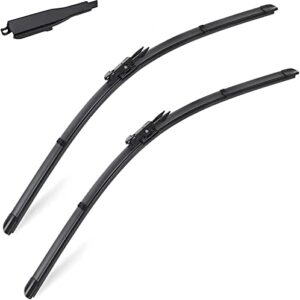 autoboo replacement for 2013-2020 ford escape edge focus 13-19 fusion 28″+28″ pinch tab windshield wiper blade set-factory oe style