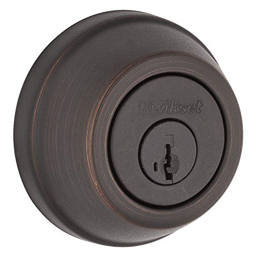 Kwikset 97802-070 780 Deadbolt One Side, Featuring Smartkey Re-Key Security, Venetian Bronze