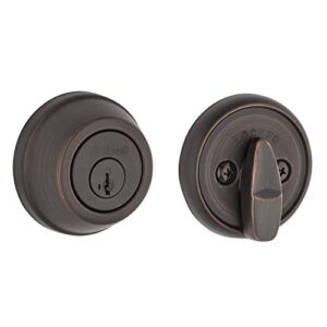 Kwikset 97802-070 780 Deadbolt One Side, Featuring Smartkey Re-Key Security, Venetian Bronze