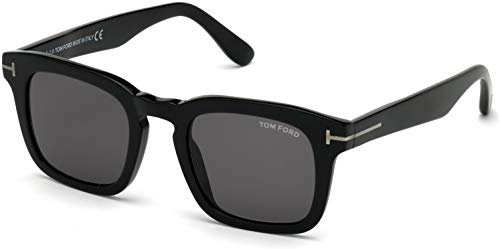 Sunglasses Tom Ford FT 0751 -F-N 01A Shiny Black/Smoke Lenses/Gunmetal"t" Tem