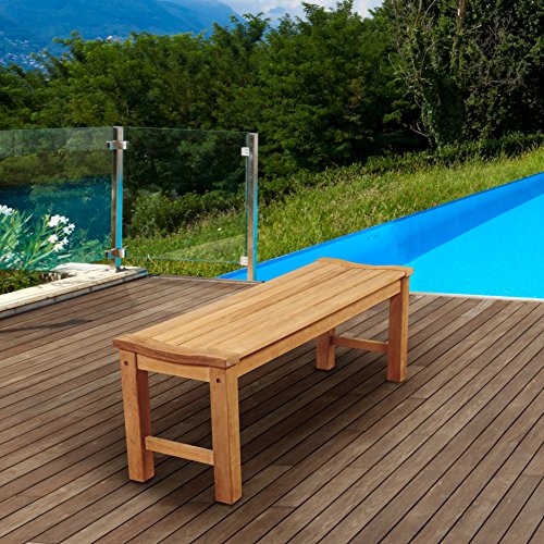 Amazonia Riverside 3 Piece Teak Rectangular Dining Set