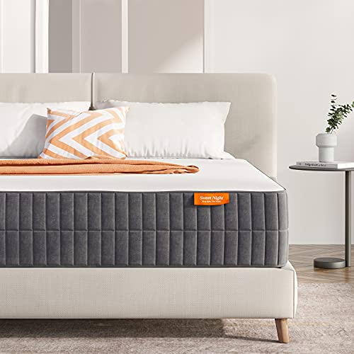 Sweetnight Queen Mattress-Queen Size Mattress, 10 Inch Gel Memory Foam Mattress for Back Pain Relief /Motion Isolation & Cool Sleep, Flippable Comfort from Soft to Medium Firm, Sunkiss