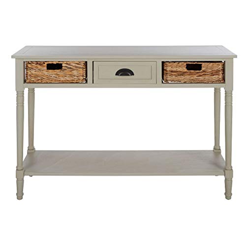 Safavieh Home Collection Christa Vintage Grey 3-Drawer Storage Console Table