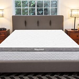 Sleepyhead 3-Inch Twin Mattress Topper - Gel-Infused Memory Foam Topper with Washable Cover - College Dorm Room Essential (Twin, 3'' Gel Topper)